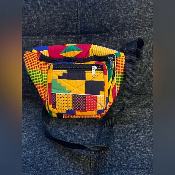 Multicolor Patchwork Fanny Pack - Picture 5 of 6